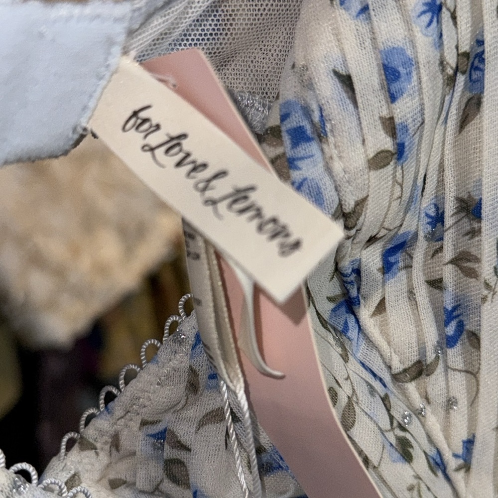 For Love & Lemons Lottie Bodysuit size Large NWT - Picture 3 of 5